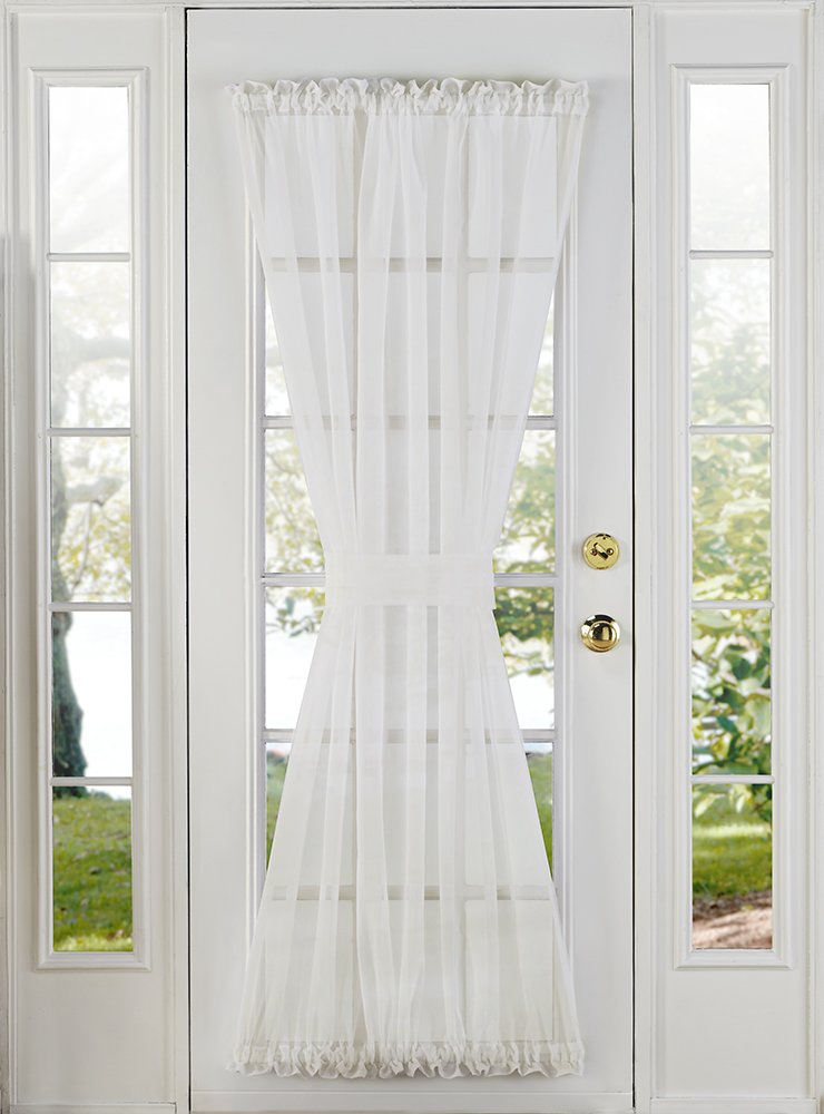 Belle Maison Stylemaster Elegance Sheer Voile Door Panel, 60" x 72‚Äö√Ñ√π, Beige