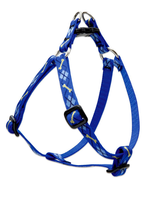 Lupine Pet Originals 1/2" Dapper Dog 12-18" Step In Harness for Small Dogs