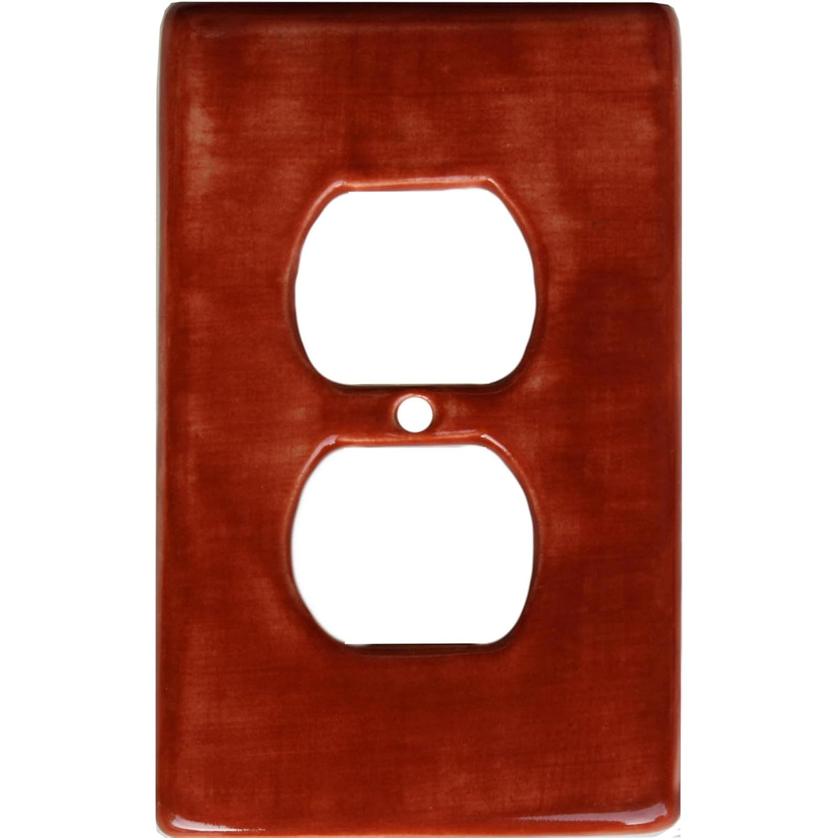 Fine Crafts Imports Wall Plate, Ceramic, Terracotta