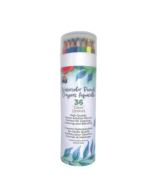 Yasutomo NIJI Watercolor Pencils Set of 36 (NWC36)