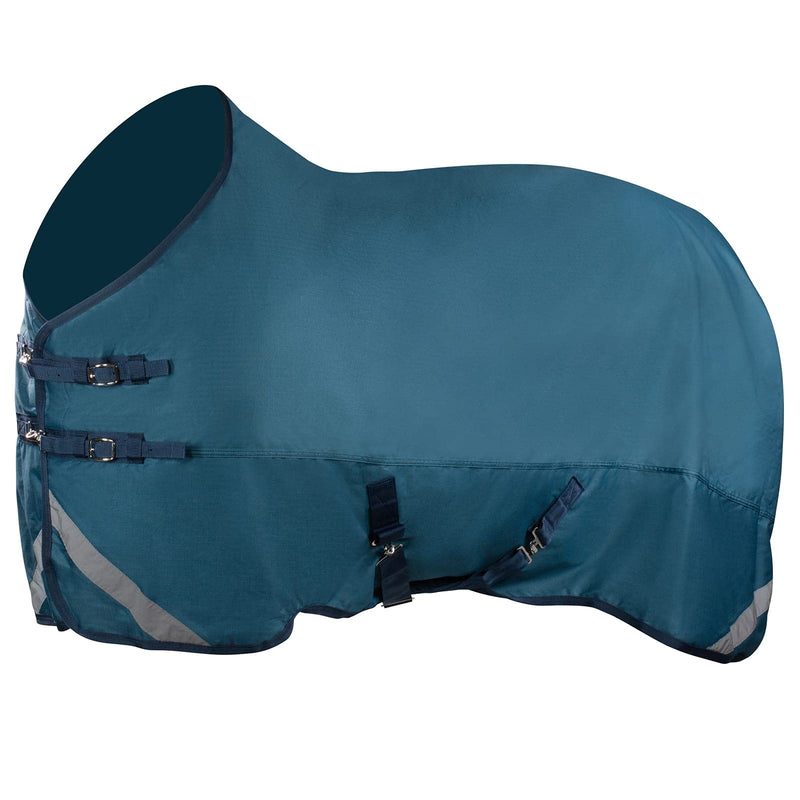 HORZE Turin Lightweight Turnout Blanket 50g - Petrol Blue - 75