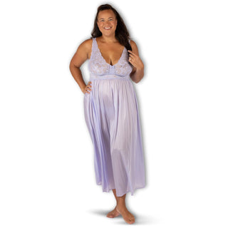 Shadowline Nightgown Nightshirt, Medium, Peri Frost