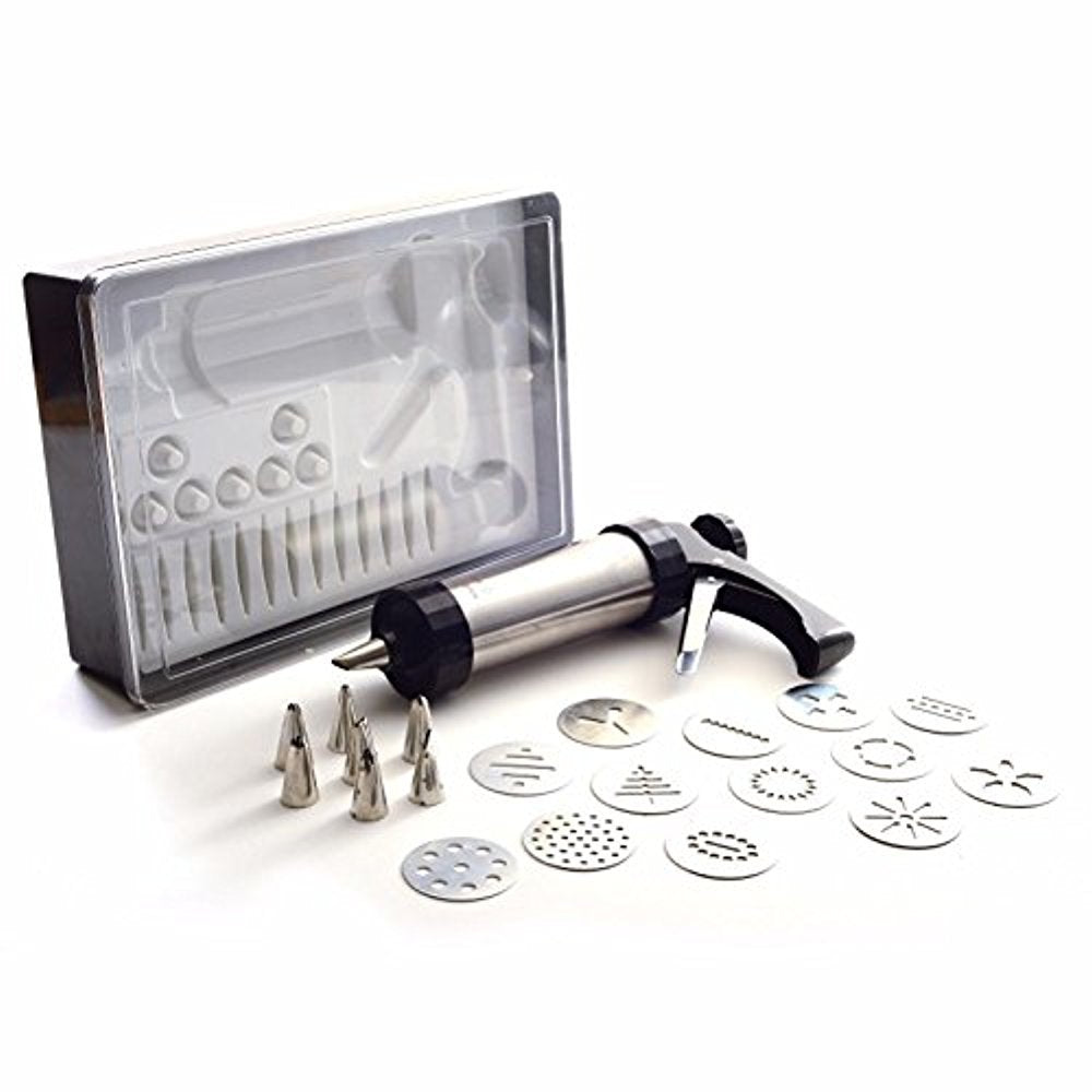Norpro NOR-3299 S/S Cookie/Icing Press with Case