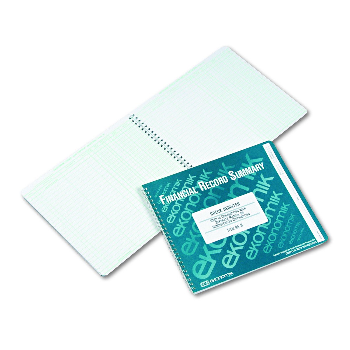 Ekonomik Office Products, 8 3/4 x 10, Green;white