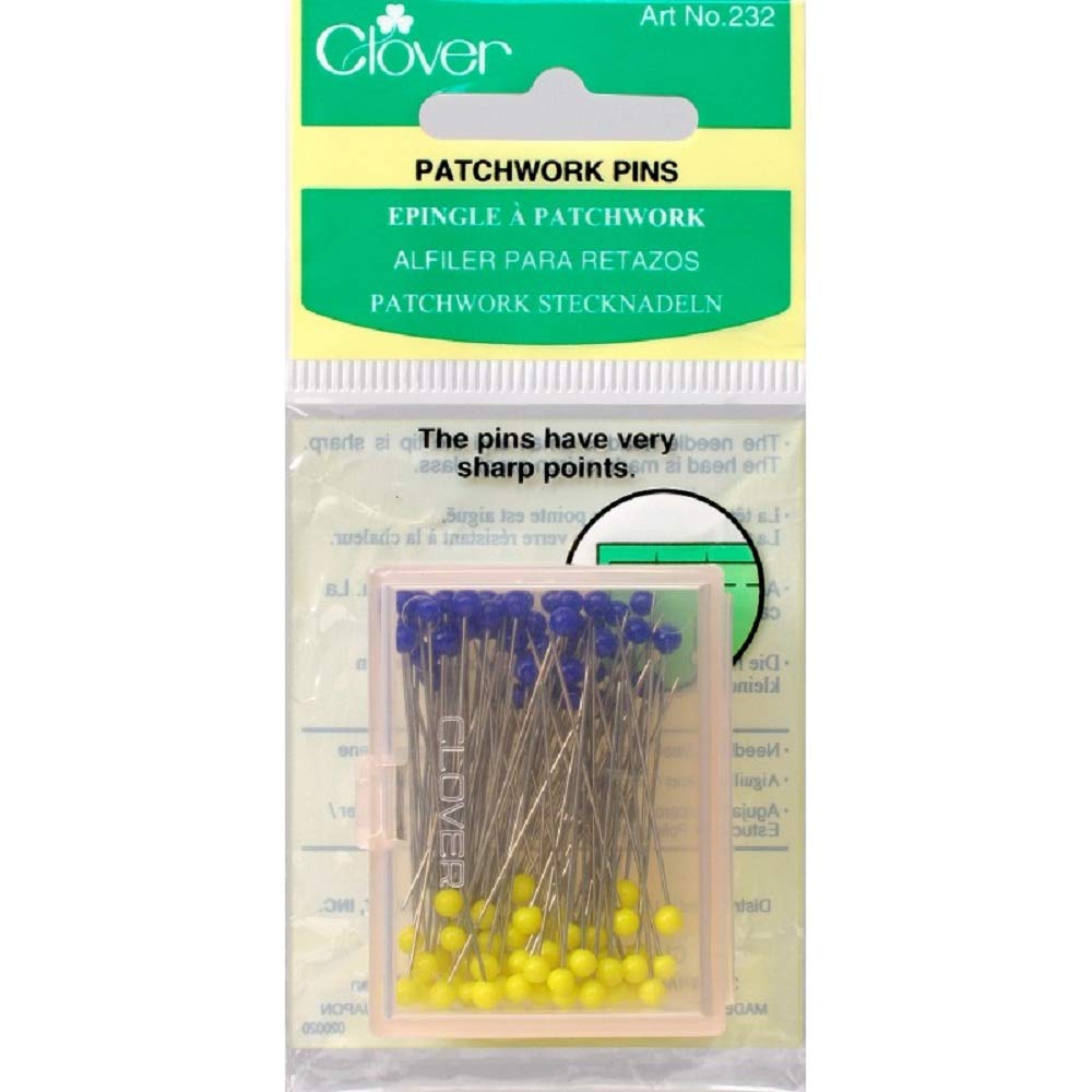 Clover Patchwork Pins, 100 EA Per Pack