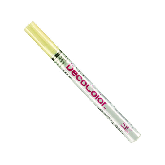 Uchida 200-C-70 Marvy Deco Color Fine Point Paint Marker Art Supplies, Cream Yellow