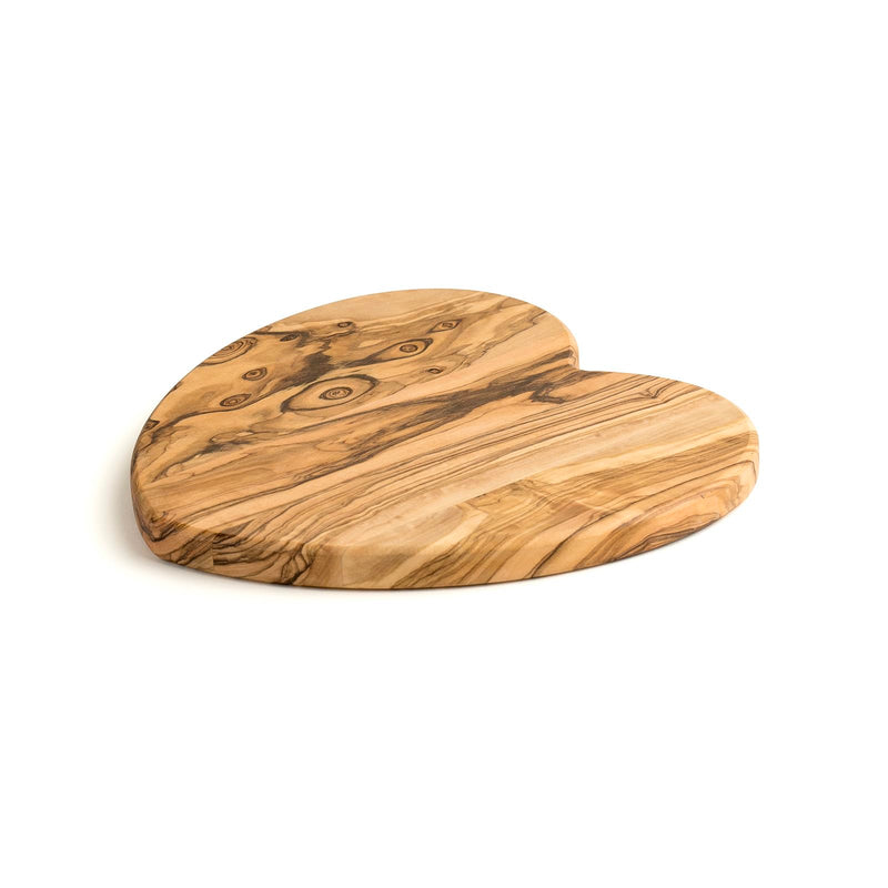 Berard Olive Wood Heart, 22x21x1.6cm/8.66x8.27x0.63in Cutting Board