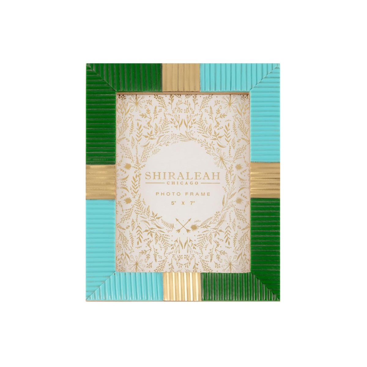 Shiraleah Picture Frame, 5" x 7", Green