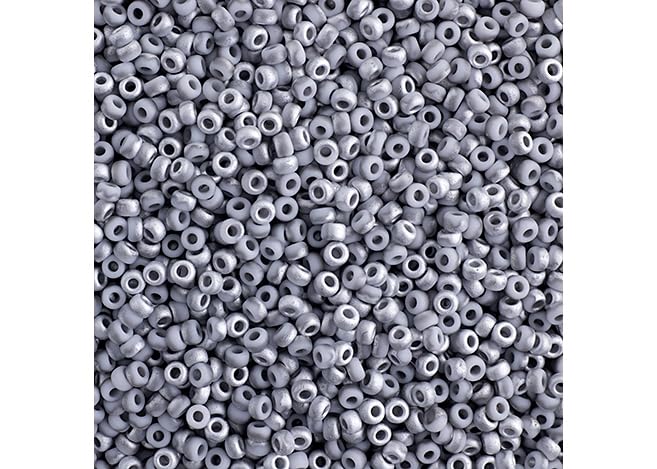 Miyuki Seed Bead 11/0 APX.22g - Crystal Labrador Matte Japanese Glass Seed Beads