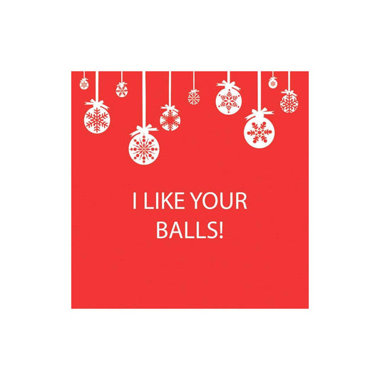 PPD Disposable Napkin, I Like Your Balls!, Durable,Stylish