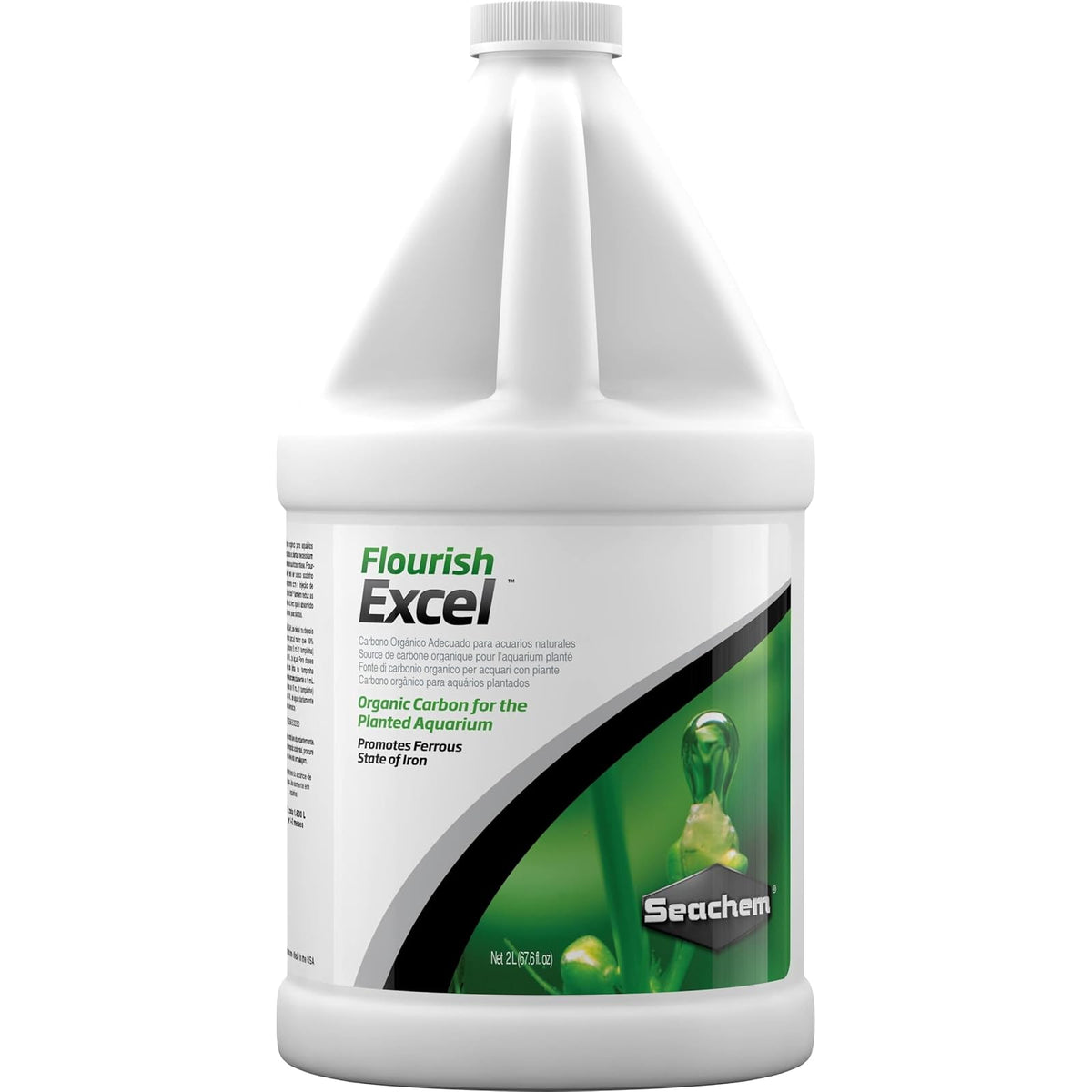 Seachem Aquarium Pond Water Treatment, 2 L / 67.6 fl. oz., No Color