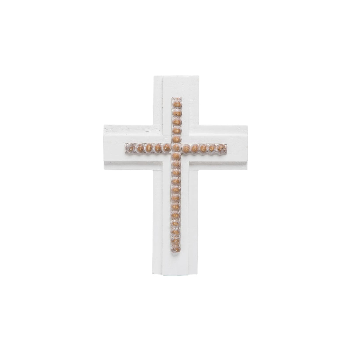 Foreside Home and Garden Wall Art, 9"L x 2"W, White Woo