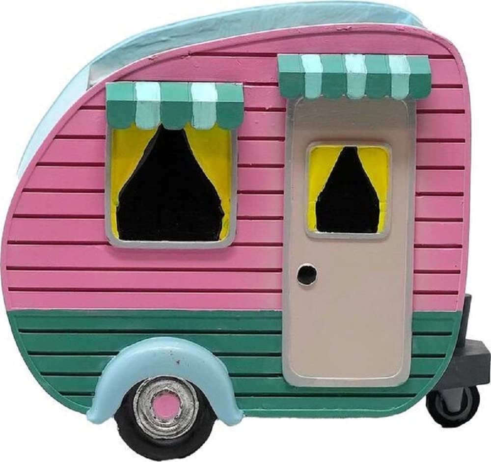Spoontiques Camper Flower Pot, Home Dcor, Tabletop Decoration, Vase Window Dcor, Indoor Outdoor Dcor