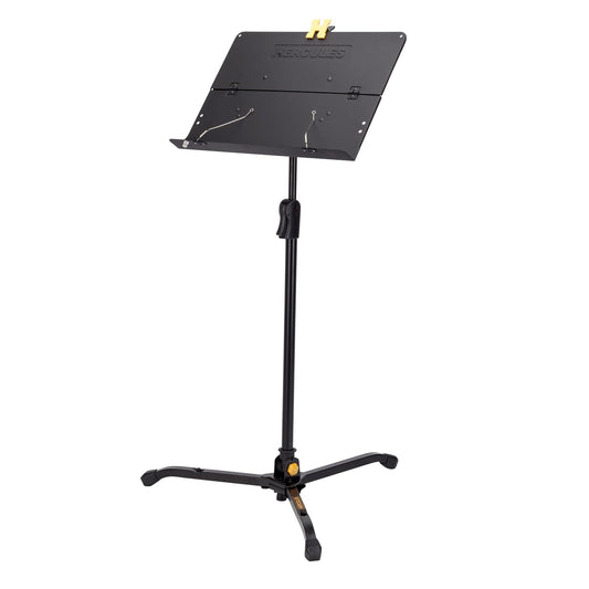 Hercules Item Stand, Black, Boom microphone stand with a telescoping boom arm
