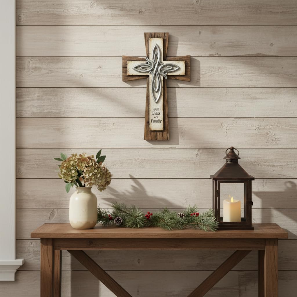 Comfy Hour Wall Art, 8.7"L x 0.6"W, Brown, Cream, Metallic