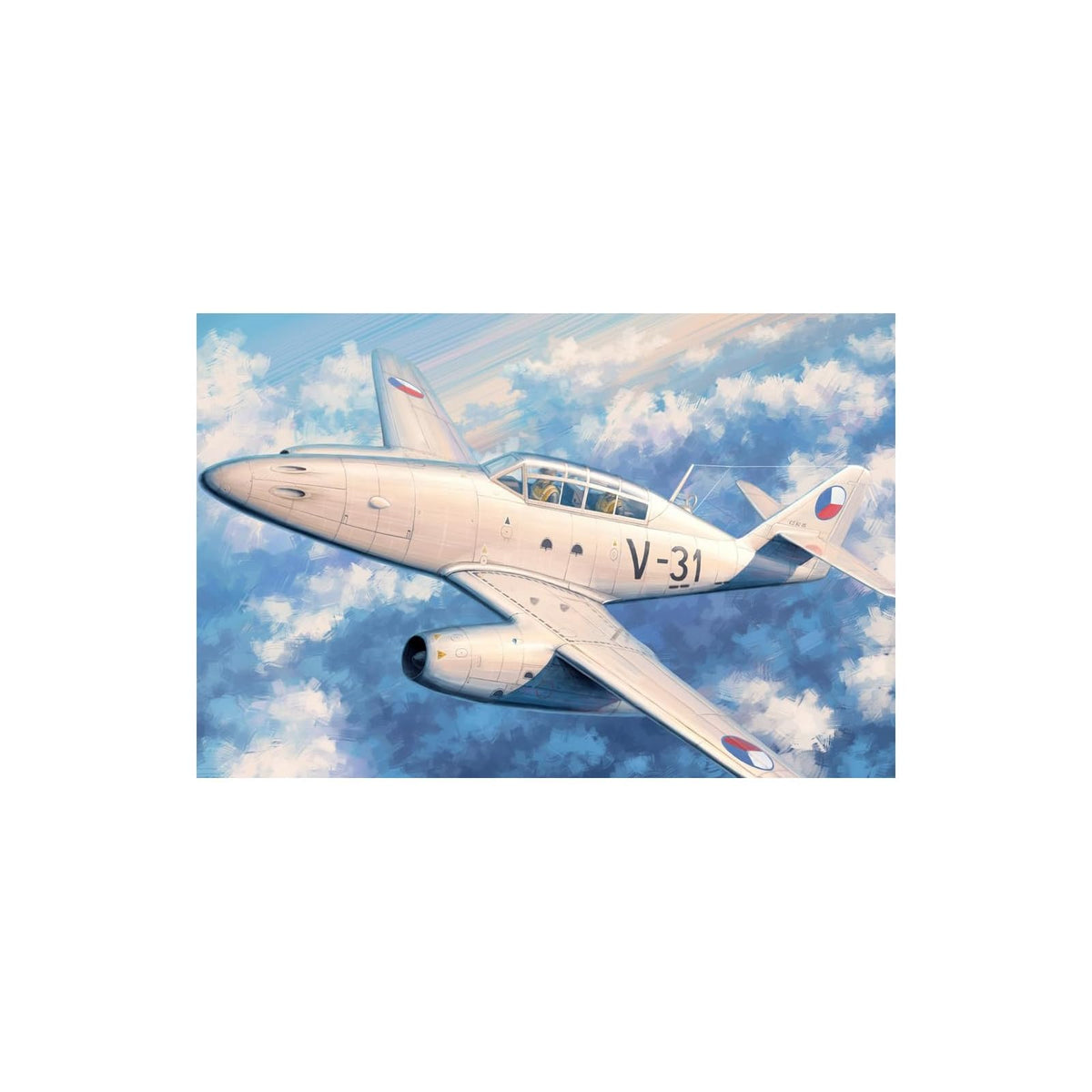 Hobby Boss Art Craft Kit, 1:48 Scale, German Army Me262B-1a/Abia CS-92