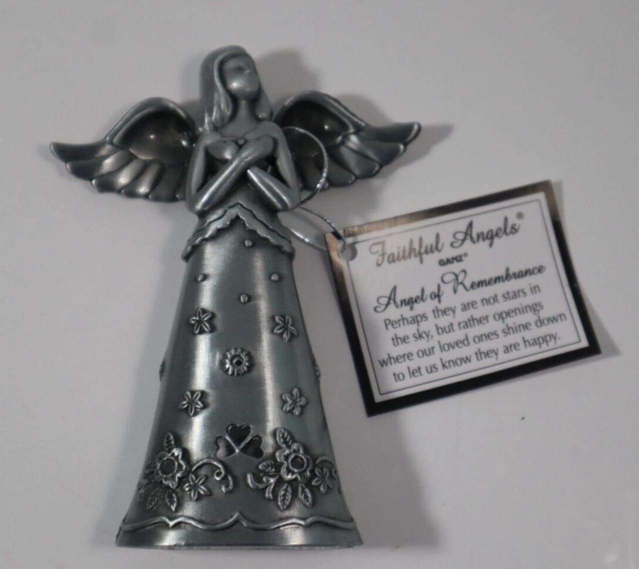 Ganz Faithful Angels Pewter Angel of Remembrance Figurine