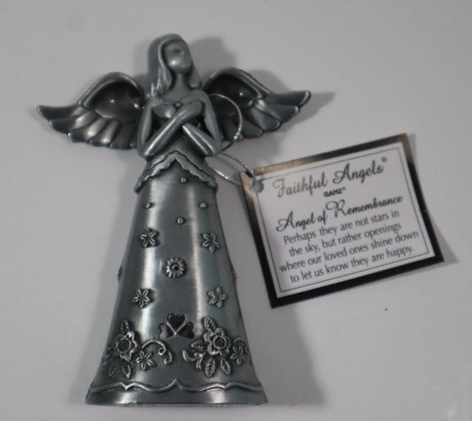Ganz Faithful Angels Pewter Angel of Remembrance Figurine