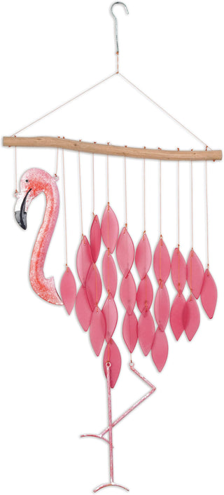 Sunset Vista Designs Wind Chime, 29.5" Long, Flamingo