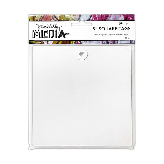 Dina Wakley Media Label, 5 inches, Default