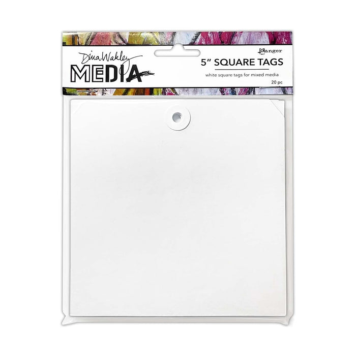 Dina Wakley Media Label, 5 inches, Default