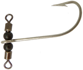 Thundermist Lure Company Fishing Hook, Medium/5 x 6, Black Nickle