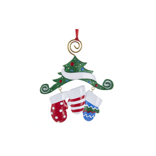 Kurt S. Adler Hanging Ornament, 4.75in, White