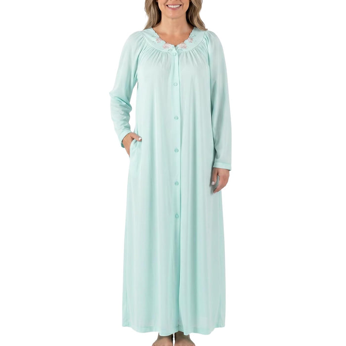 Shadowline Robe, 1X, Seafoam