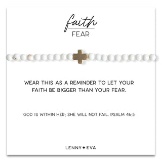 Lenny & Eva Bracelet, Medium, Howlite