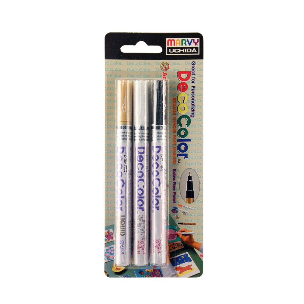 Uchida Deco Color Extra Fine Tip Paint Marker Set