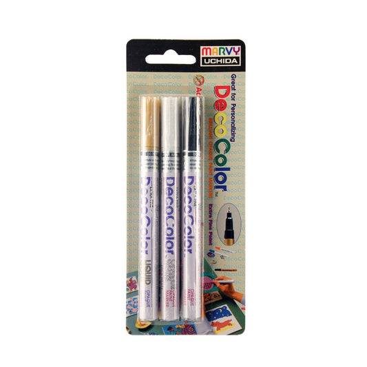 Uchida Deco Color Extra Fine Tip Paint Marker Set