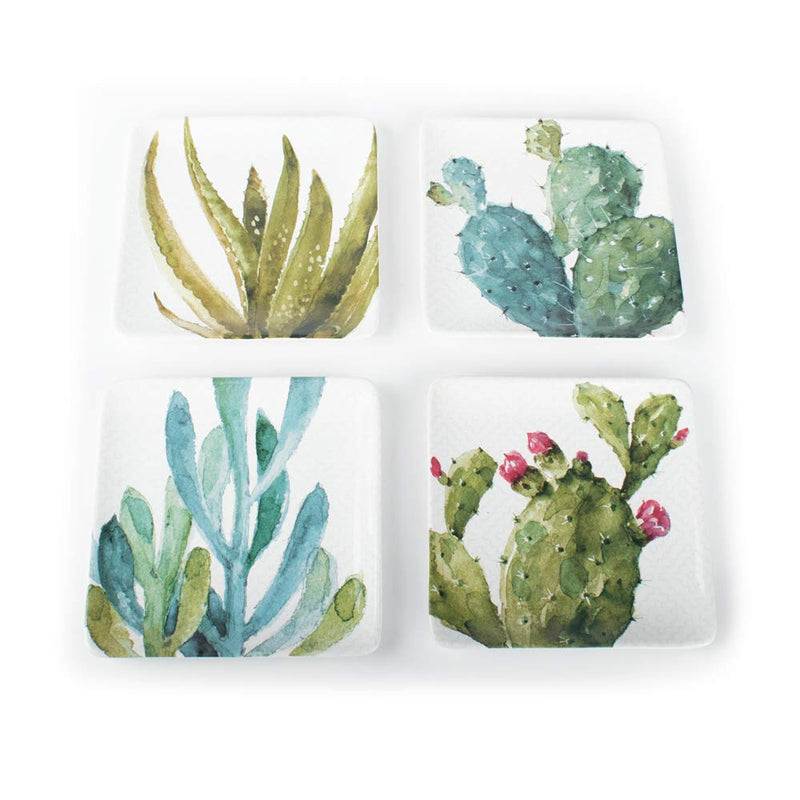 Cactus Verde Dessert Plate Set of 4