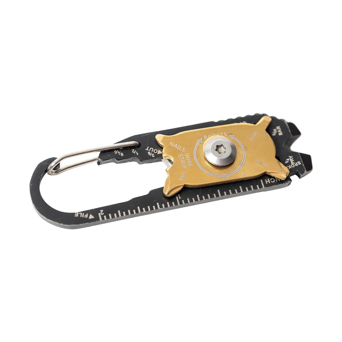 Mad Man 20 in 1 Carbon Steel Keychain Handheld Multi-Tool, Men's Accessories Tool Kit
