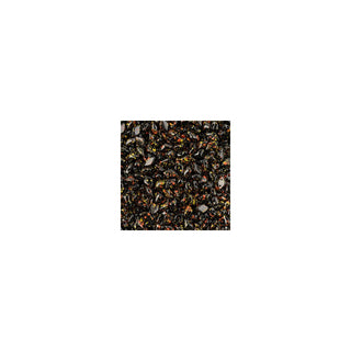 John Bead Craft Bead, medium, Jet Confetti Splash Orange Yellow