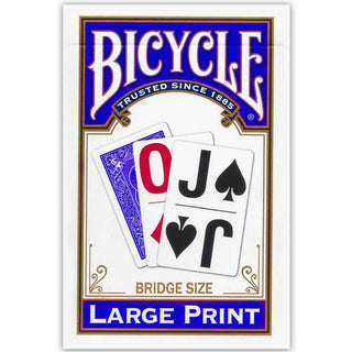 US Playing Card Bicycle Large Print Playing Cards (Color May Vary)