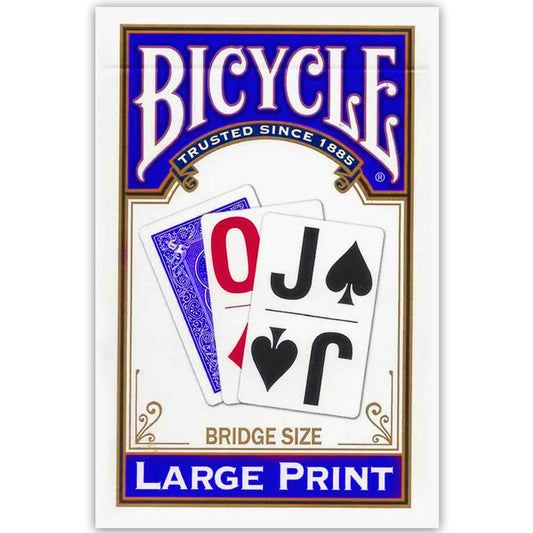 US Playing Card Bicycle Large Print Playing Cards (Color May Vary)