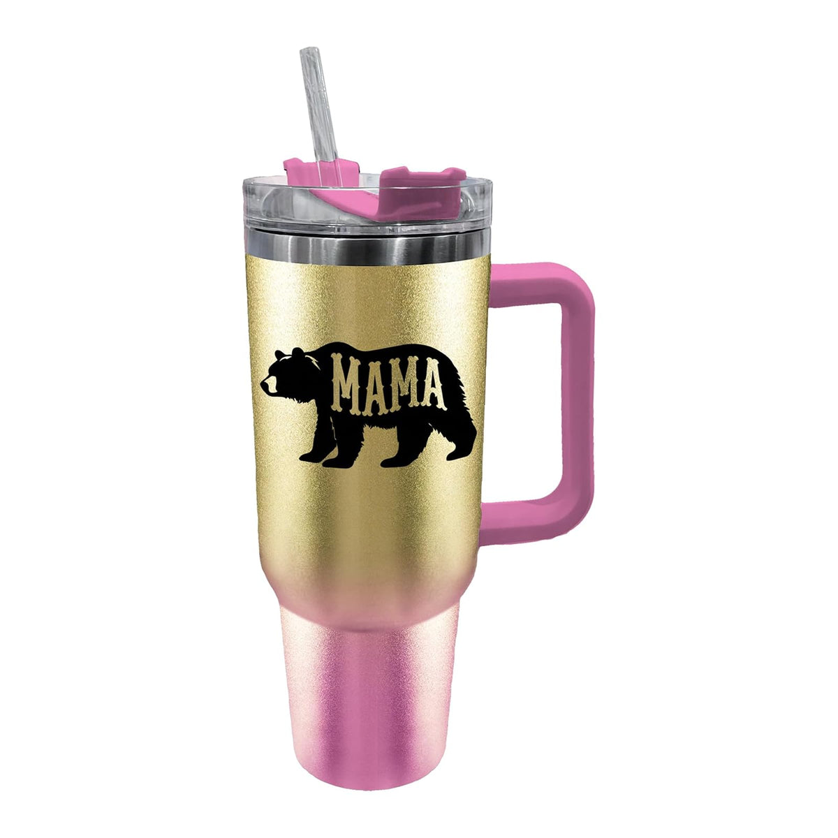 Spoontiques Drinking Cup, 40 Ounces, Mama Bear