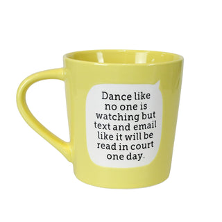 Enesco Drinking Cup, 16 Ounces, Yellow