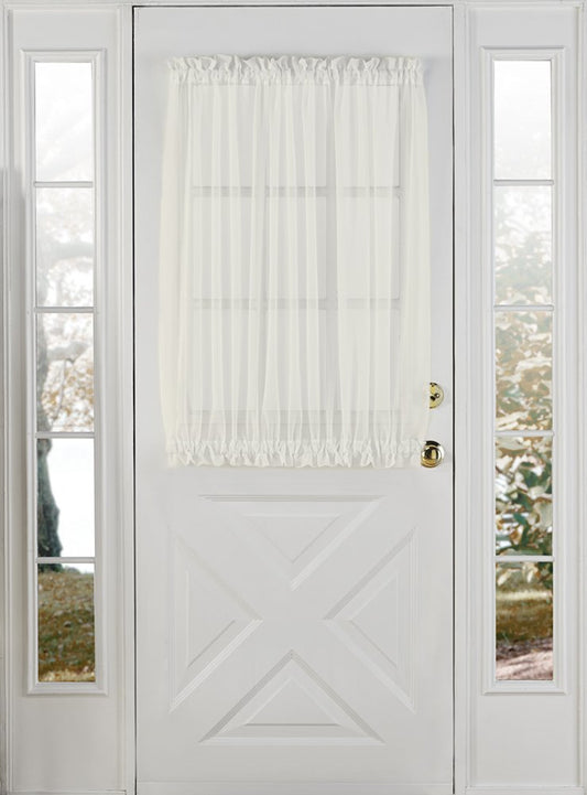 Belle Maison Stylemaster Elegance Sheer Voile Door Panel, 60" x 40‚Äö√Ñ√π, Beige