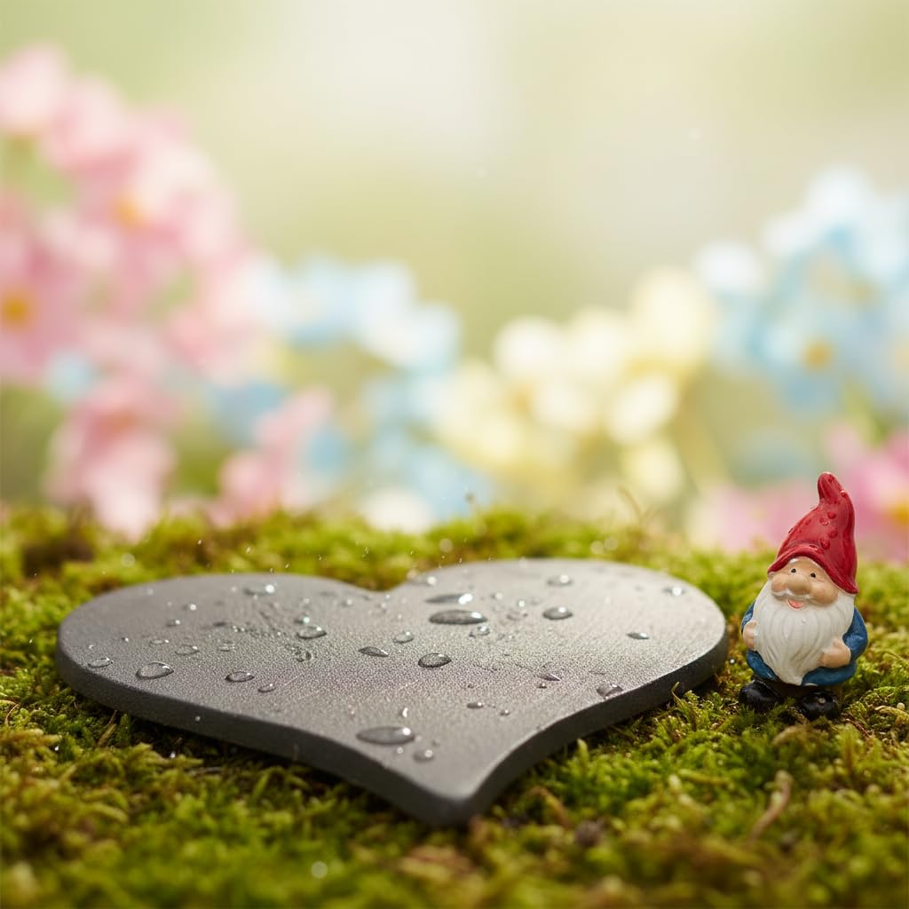Comfy Hour Cast Iron Garden Stepping Stone - Heart
