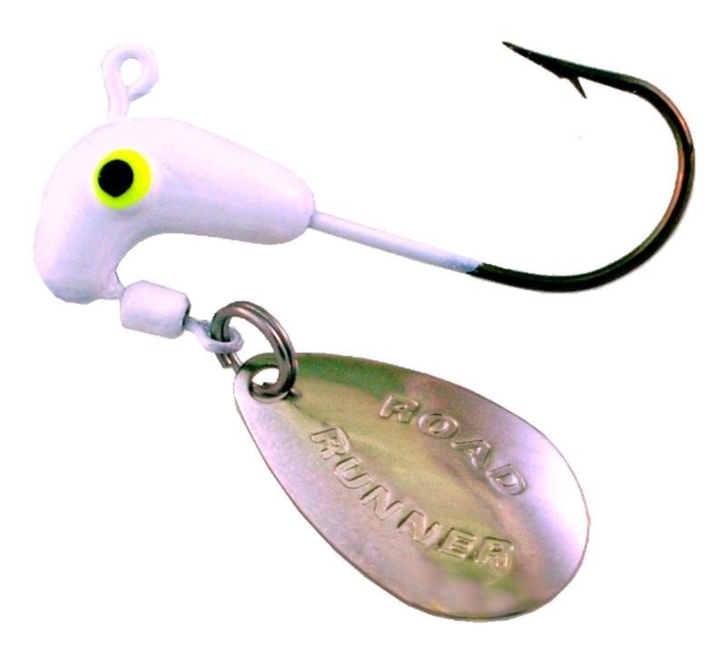 Blakemore TTI Fishing Co Road Runner Bleeding Bait (White, 1/8-Ounce)