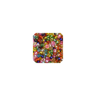 John Bead Craft Bead, 6/0, Silver Lined Multi Mix