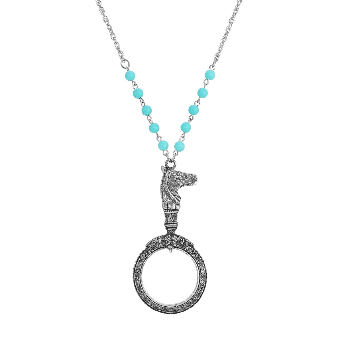 1928 Jewelry Company Necklace, One Size, Light Blue