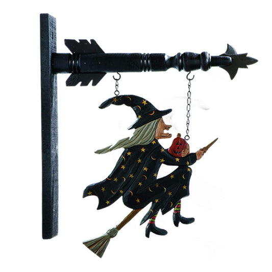 K&amp;K Interiors Arrow Replacement Decorative Hanging Sign, Black