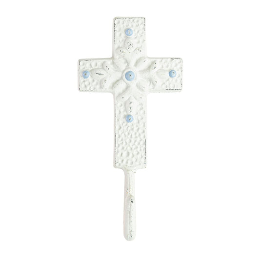 Foreside Home & Garden Cross Cast Iron Wall Hook