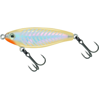 MirrOLure Fishing Hook, 2 5/8in 3/8 oz, Bn Bk/Bn/Silver Bones