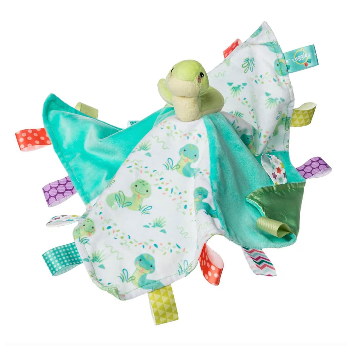 Taggies Blanket, 13 x 13-Inches, Green