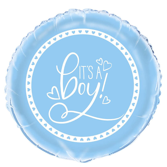 Unique Balloon, 18 Inch, Blue