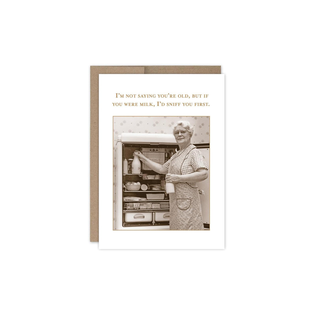 Shannon Martin Design Greeting Card, 4.5" x 6.25", Rich Copper and Sepia Tones