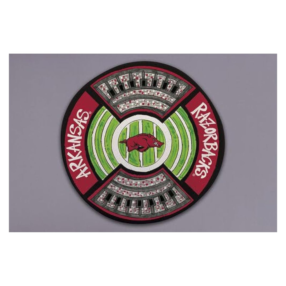 Magnolia Lane Dishware Plate, Large, Red